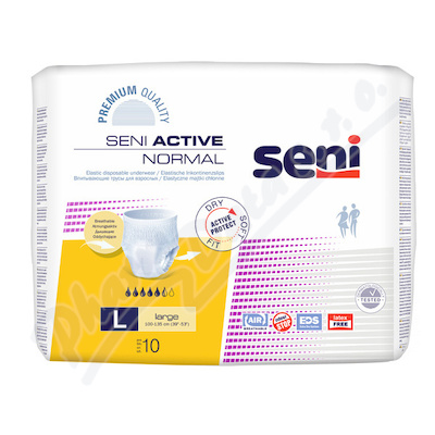 Seni Active Normal Large kalhotky absorpční natahovací, boky 100-135cm,prod