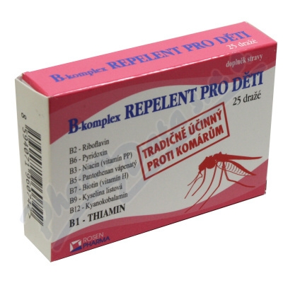 Rosen B-komplex repelent pro děti 25 dražé