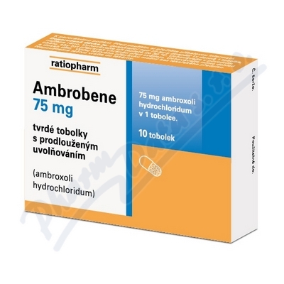 Ambrobene 75mg tvrdé tobolky s prodlouženým uvolňováním 10