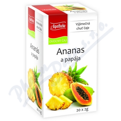 Apotheke Ananas A Papája čaj 20x2g