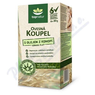 Ovesná Koupel S Olejem Z Konopí 6x30g Topnatur