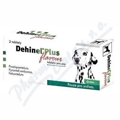 Dehinel Plus Flavour pro psy 2 tablety