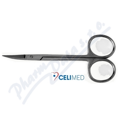 Nůžky Oční 34-0515 Zahnuté 12cm Celimed