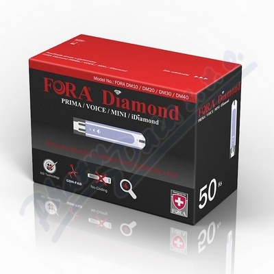 Fora Diamond Testovací Proužky Ke Glukometrům 50ks