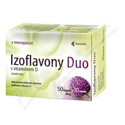 Izoflavony Duo S Vitamínem D Cps.50+10