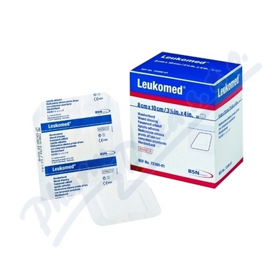 Leukomed 8cmx10cm sterilní krytí z netkané textilie s polšt