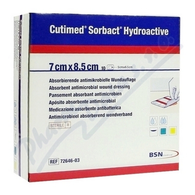 Cutimed Sorbact Hydroactive 7,5cmx8,5cm