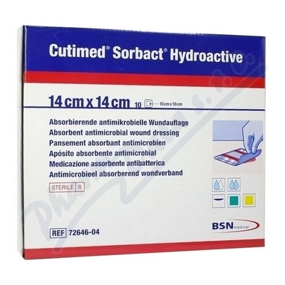 Cutimed Sorbact Hydroactive 14cmx14cm