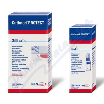Cutimed Protect Foam Applicator 3ml ochranný film na kůži pěnový aplikátor,steriln