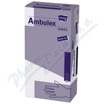 Ambulex Vinyl Rukavice Nepudrované M 100ks