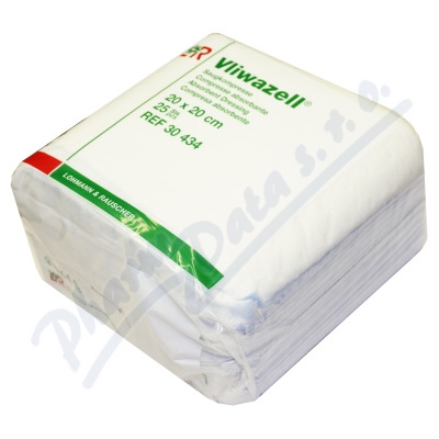 Vliwazell - Nesterilní Komprese, 20 Cm X 20 Cm kombinovaná savá