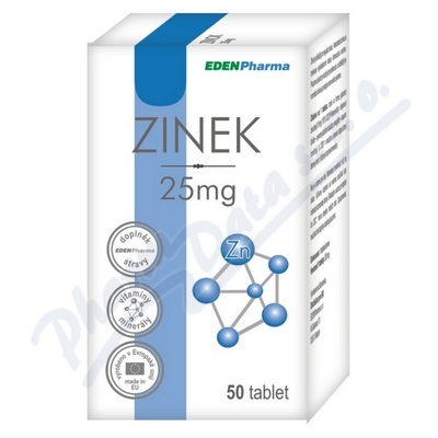 Edenpharma Zinek 25mg Tbl.50