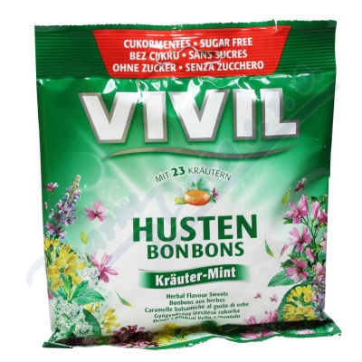Vivil Byliny 23druhů Bez Cukru (proti Kašli) 60g