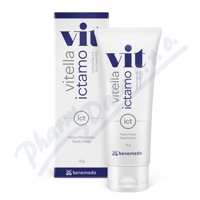 Vitella Ictamo Pasta S Bílým Ichthyolem 75g