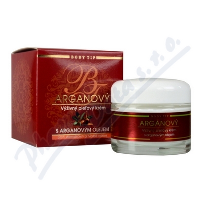 Bodytip Arganový Výživný Pleťový Krém 50ml