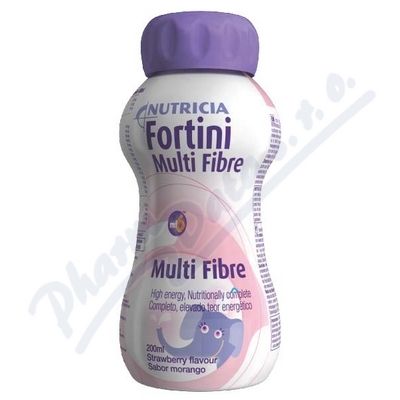 Fortini Pro Děti S Vlákninou, Jahodová Příchuť perorální roztok 1x200ml