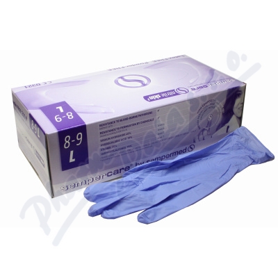 Rukavice Vyš.sempercare Nitril Skin Nepudr.l/200ks