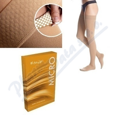 Maxis Kompresní Punčochy Micro Ii.kt stehenní punčocha s lemem