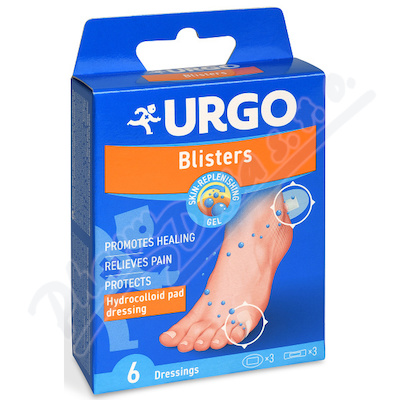 Urgo Blisters Na Puchýře Hydrokoloidní Náplast 6ks