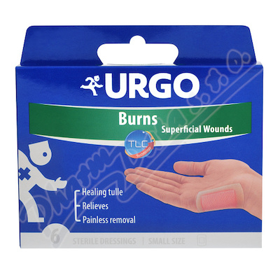 Urgo Burns Na Popáleniny Lipidok.nápl.5x7cm 6ks