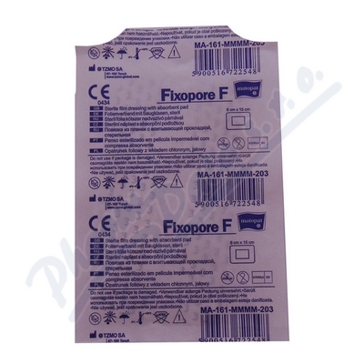 Fixopore F Sterilní Náplast 8x15cm 1ks