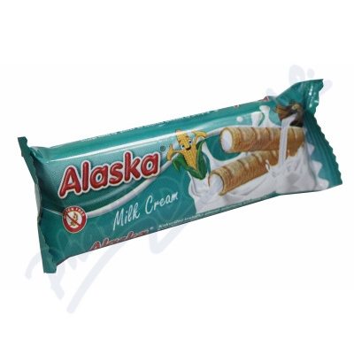 Kukuřičné Trubičky Alaska Mléčný Krém 18g