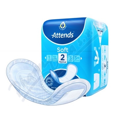 Vložky Absorpční Attends Soft Normal 2 342ml,samostatně balené,12ks