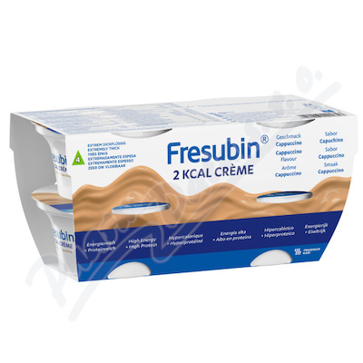 Fresubin 2 Kcal Creme Příchuť Cappuccino perorální roztok 4x125g
