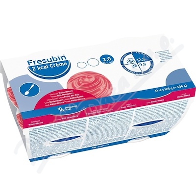 Fresubin 2 kcal Creme lesní jahoda 4x125 g
