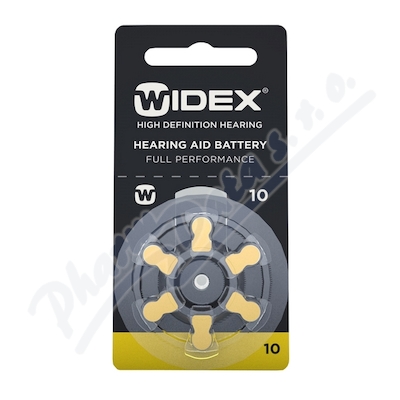 Baterie Do Naslouchadel Widex 10 6ks