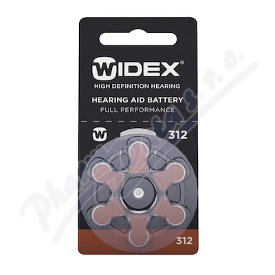 Baterie Do Naslouchadel Widex 312 6ks