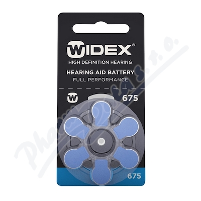Baterie Do Naslouchadel Widex 675 6ks