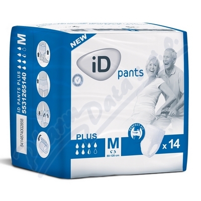 Kalhotky Absorpční Id Pants Medium-plus boky 80-120cm,1625ml,prodyšné,14ks
