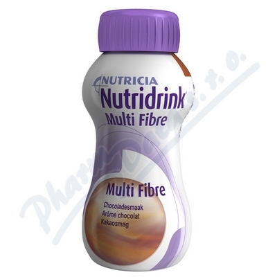 Nutridrink Multi Fibre S Příchutí čokoládovou perorální roztok 1x200ml