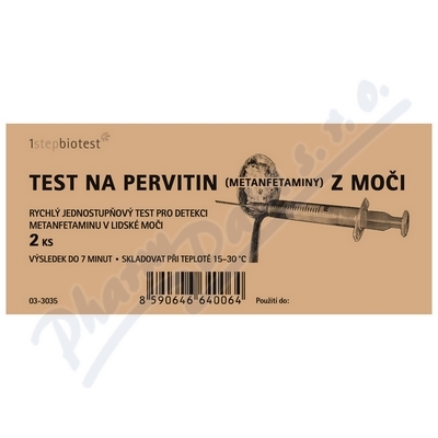 Test Na Pervitin (metamfetaminy) Z Moči 2ks