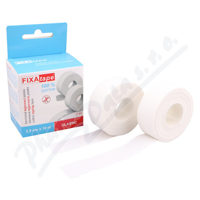Fixatape Classic Tejpovací Páska 2.5cmx10m 2ks