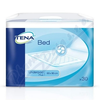 Tena Bed Plus Secure Zone 60x90 podložky absorpční,60x90cm,1900ml,30ks
