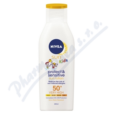 Nivea Sun Dět.opal.ml.sensitiv Of50+ 200ml 85856