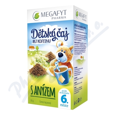 Megafyt Dětský čaj Bez Kofeinu S Anýzem 20x1.75g