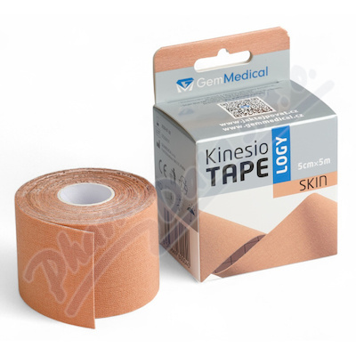 GemMedical kinesiology tape 5cmx5m tělový