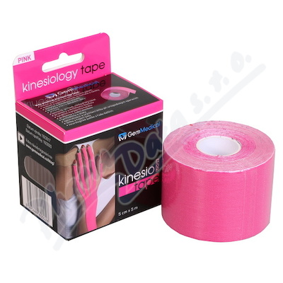 GM kinesiology tape 5cmx5m růžový