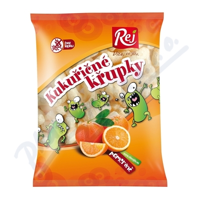 Kukuřičné Křupky Pomerančové 90g Bezlepkové