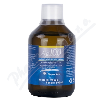 Koloidní Stříbro Ag100 25ppm 300ml
