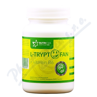 L-tryptofan + Vitamín B6 Tbl.60