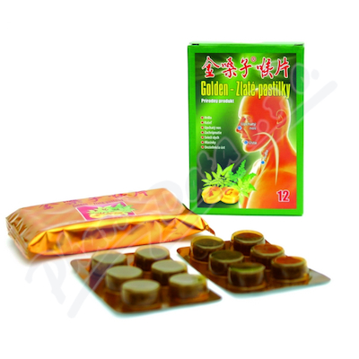 Golden Zlaté Pastilky 12ks