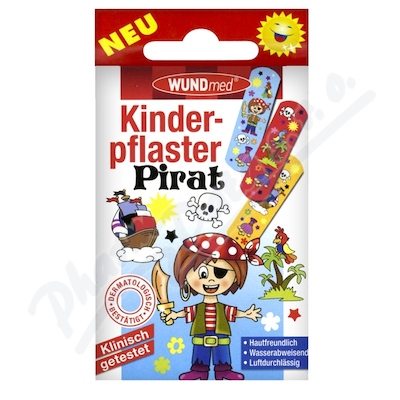 Wundmed Náplast Dětská Boys Piráti 10ks