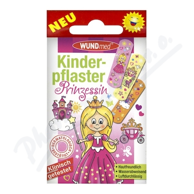 Wundmed Náplast Dětská Girls Princezny 10ks