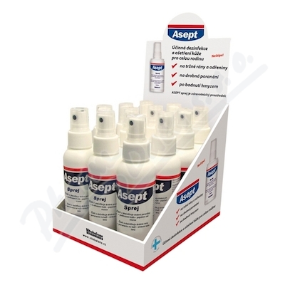 Asept Sprej 12x100ml Display