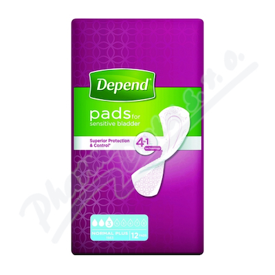 Vložky Depend Normal Plus 350ml, 12ks