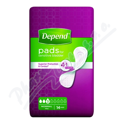 Vložky Depend Normal 245ml, 14ks